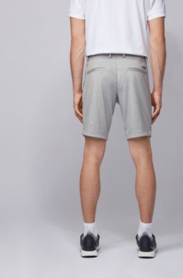 mens grey hugo boss shorts