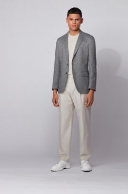 hugo boss linen jacket