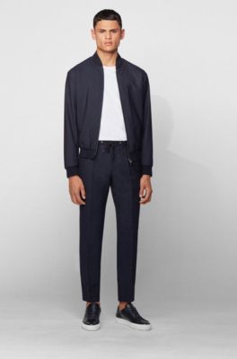 drawstring trousers hugo boss