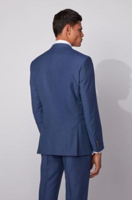 hugo boss blue suit