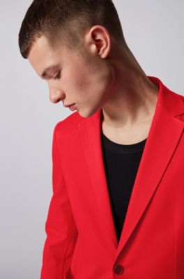 hugo boss red blazer