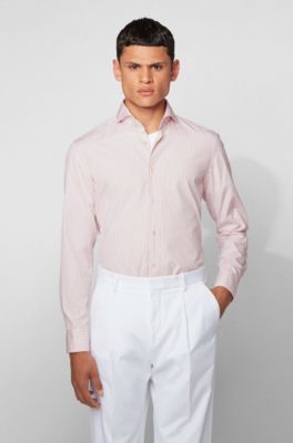 light pink slim fit shirt