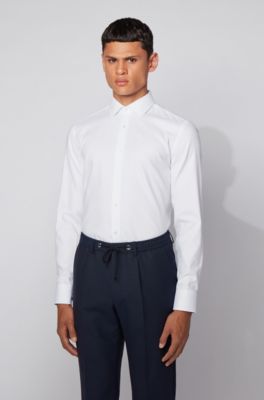 structure slim fit shirt