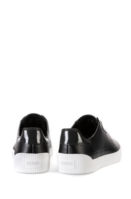 hugo boss black sneakers leather