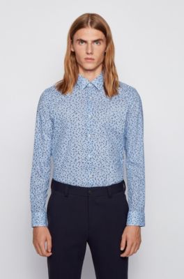 dark blue casual shirt