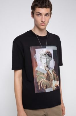 hugo boss relaxed fit t shirt