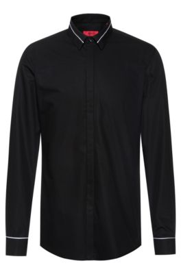 hugo boss slim fit easy iron shirt