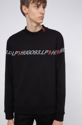 hugo boss french terry sweatshirt