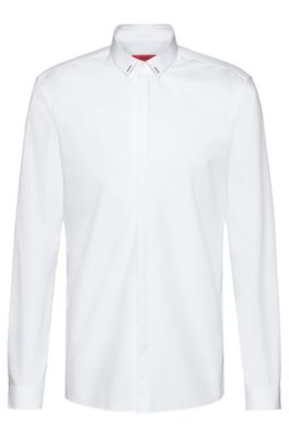 hugo boss easy iron slim fit