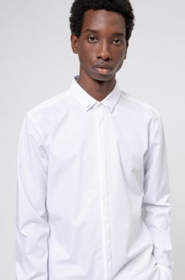 hugo boss slim fit easy iron shirt