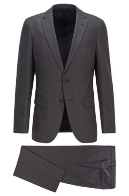 hugo boss light grey suit