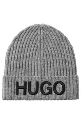 mens hugo boss beanie hats