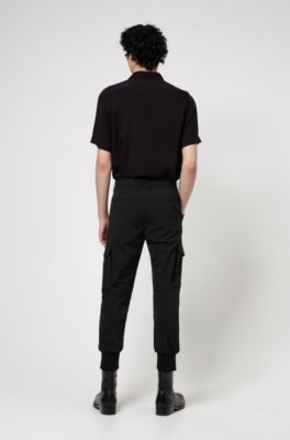 Hugo Boss Slim-fit cargo pants in stretch twill. 7