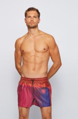 boss swim shorts mens