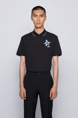 mercerised cotton polo shirts