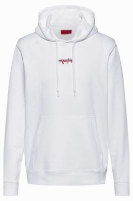 boss white hoodie