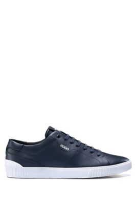 HUGO - Deportivas forradas de piel con logo en contraste