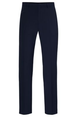 HUGO - Regular-fit trousers in a wool blend