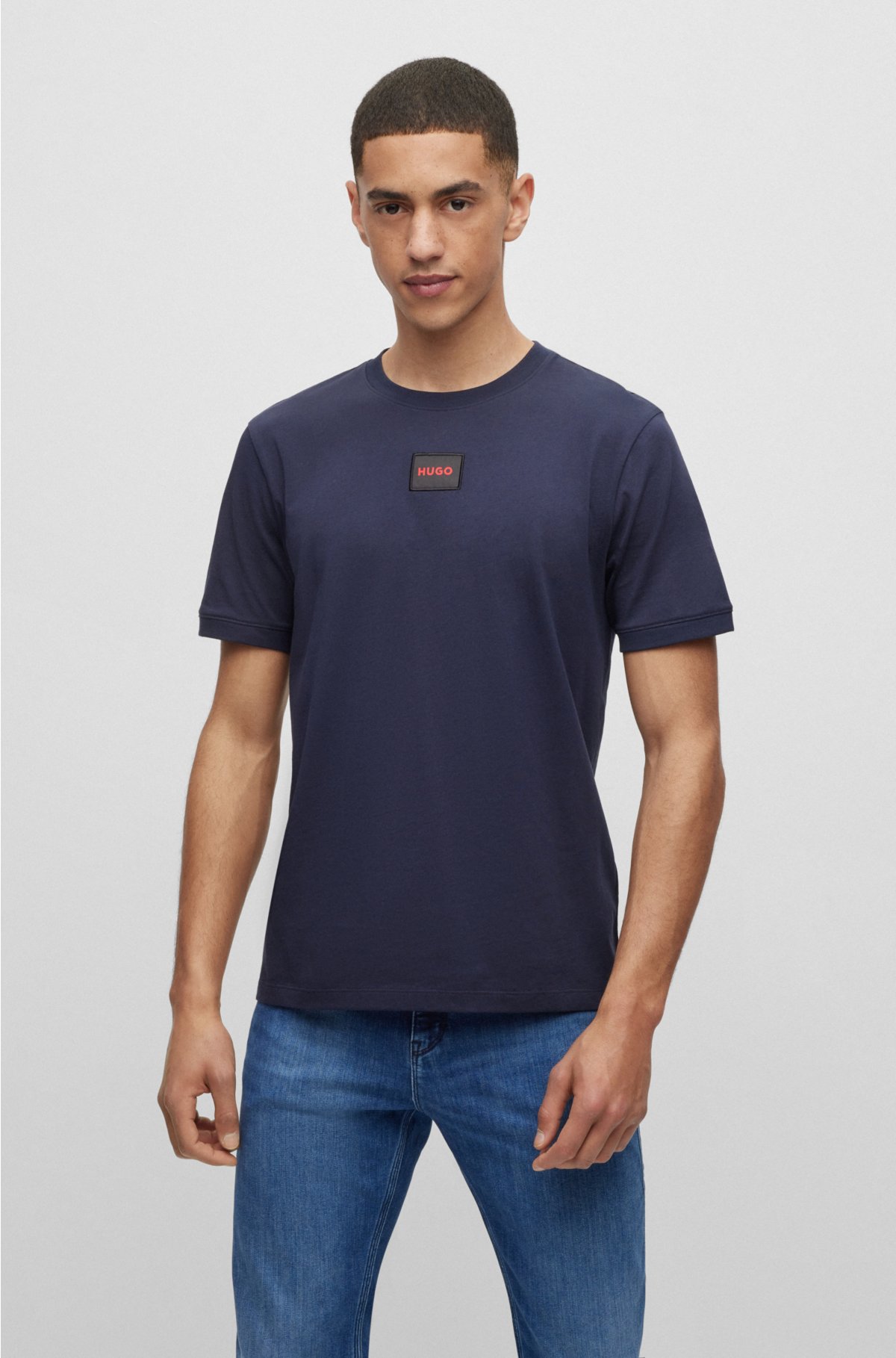 BOSS by HUGO BOSS Regular-fit Pure-cotton T-shirt With