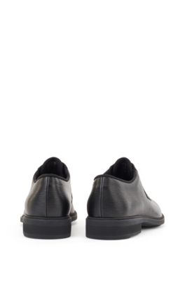 Hugo Boss Italian-made Derby shoes in leather with Outlast® lining. 4
