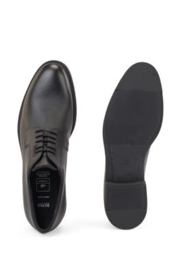 Hugo Boss Italian-made Derby shoes in leather with Outlast® lining. 5