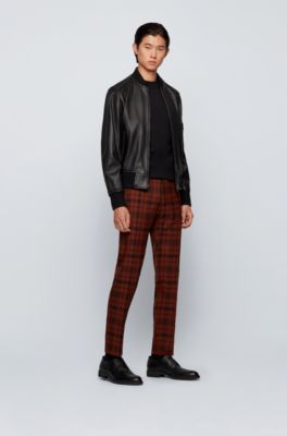 Hugo Boss Italian-made Derby shoes in leather with Outlast® lining. 1