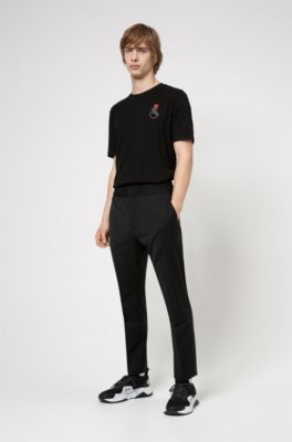 Hugo Boss Cotton T-shirt with Valentine's Day print. 3