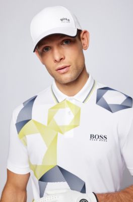 BOSS - Logo-print cap in cotton twill with contrast accents