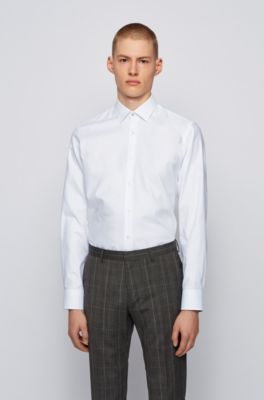 hugo boss white jilias oxford shirt