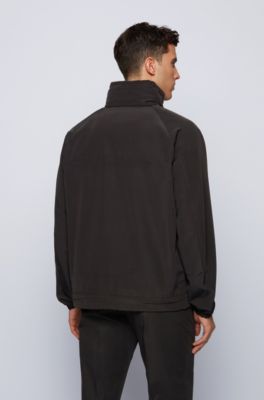 Hugo Boss Packable regular-fit blouson jacket in shape-memory twill. 7