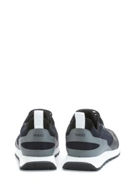 Hugo Boss Retro-inspired trainers with suede and mesh details. 6