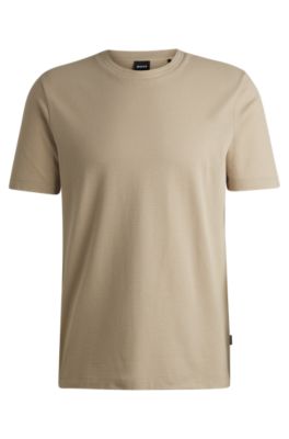 Beige t shirt mens best sale