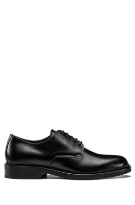 hugo boss mens black shoes