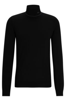 HUGO - Turtleneck sweater in extra-fine merino wool