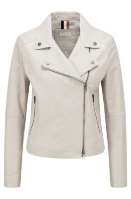 Hugo boss leather 2025 jacket womens sale