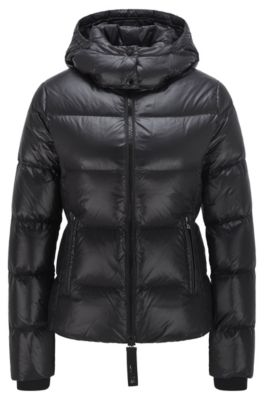 BOSS - Slim-fit down jacket in water-repellent recycled fabric