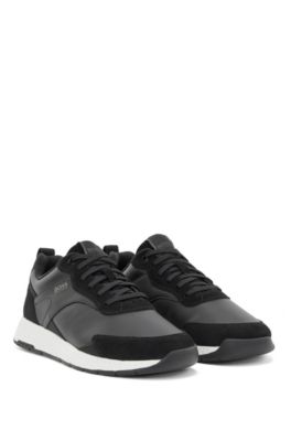 BOSS - trainers in nappa leather and suede