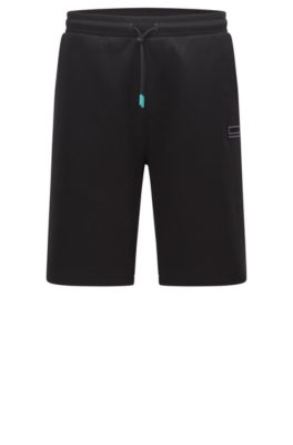 Hugo Boss Relaxed-fit shorts with embroidered logo. 1