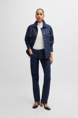 BOSS Extraslimfit top with mock neck