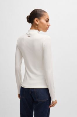 BOSS Extraslimfit top with mock neck