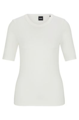 BOSS - Slim-fit T-shirt in a stretch-modal blend