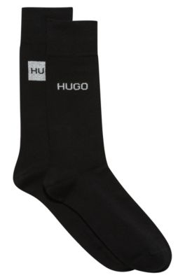 HUGO - Two-pack of regular-length logo socks