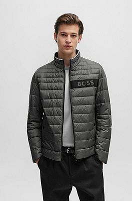 Hugo boss discount quilted coat