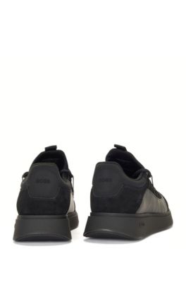 BOSS Sockconstruction trainers with mesh and suede