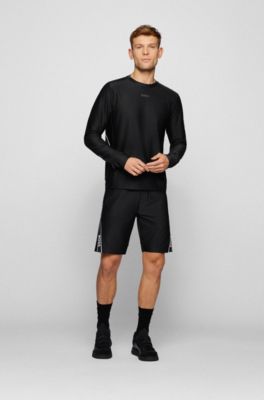 BOSS Sockconstruction trainers with mesh and suede