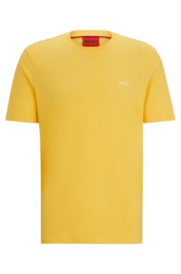 HUGO - Cotton-jersey T-shirt with chest logo