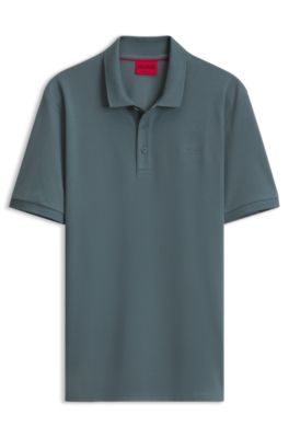 Polo en coton, Gris sombre