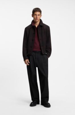 Polo de algod&oacute;n, Rosa oscuro
