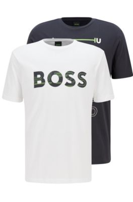 artwork T-shirts Two-pack logo with cotton of BOSS -