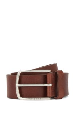 - belt with perforated logo